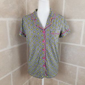 Disney Luxe Ladies Sleepwear Pajama Top Size Small